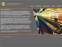 Tablet Screenshot of capitalfabrications.com